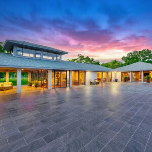 Main House with garden lawn